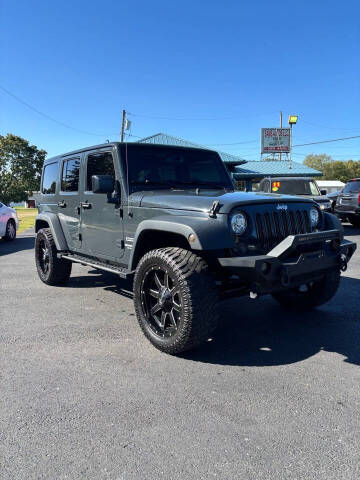 2017 Jeep Wrangler Unlimited for sale at Sam's Autos LLC in Bellefontaine OH