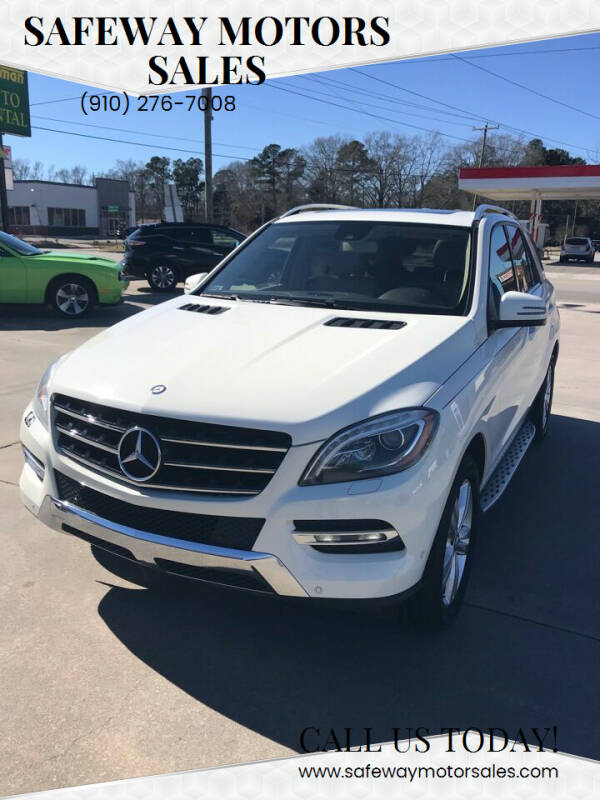 2013 Mercedes-Benz M-Class for sale at Safeway Motors Sales in Laurinburg NC