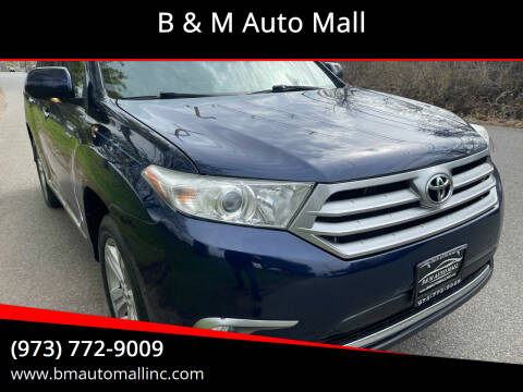 2013 Toyota Highlander for sale at B & M Auto Mall in Clifton NJ
