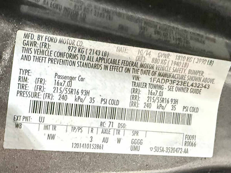 2014 Ford Focus SE