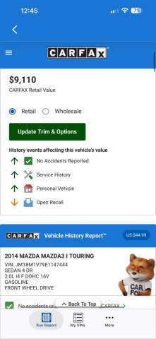 2014 Mazda MAZDA3 i Touring