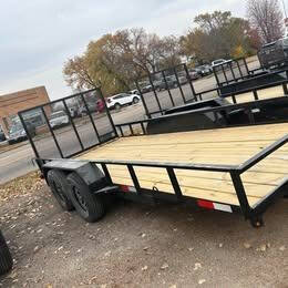 2024 by Premier 7x16 Flat for sale at Rasmussen Auto Sales - Trailers in Central City NE