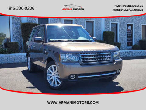2010 Land Rover Range Rover for sale at Armani Motors in Roseville CA
