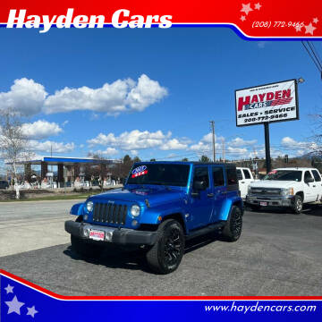 2015 Jeep Wrangler Unlimited for sale at Hayden Cars in Coeur D Alene ID