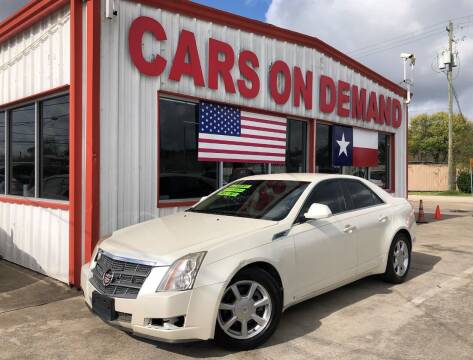 2009 Cadillac CTS for sale at Cars On Demand 2 in Pasadena TX