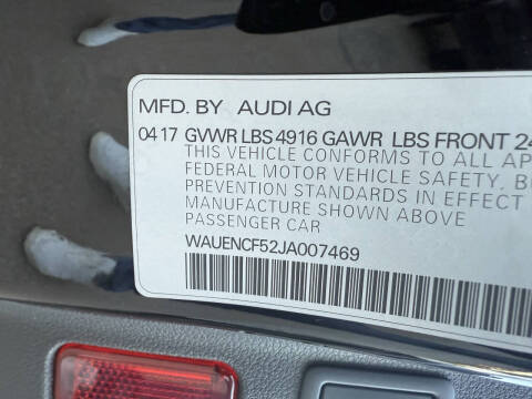 2018 Audi A5 Sportback 2.0T quattro Premium Plus