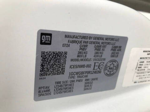 2024 Chevrolet Express 2500