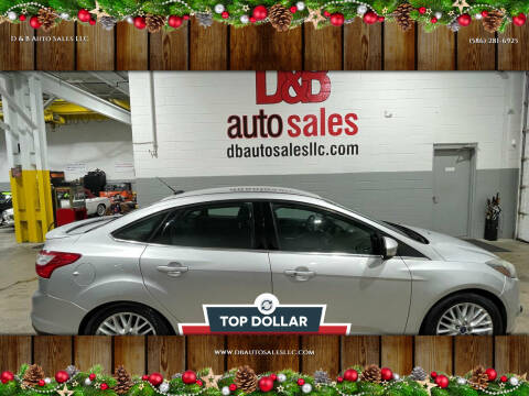2014 Ford Focus for sale at D & B Auto Sales LLC in Harrison Township MI