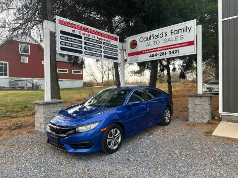 2018 Honda Civic for sale at Caulfields Family Auto Sales in Bath PA