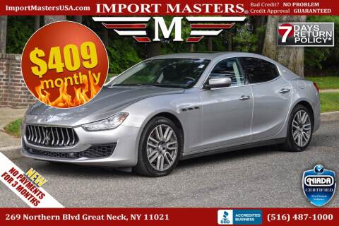 2018 Maserati Ghibli for sale at Import Masters in Great Neck NY