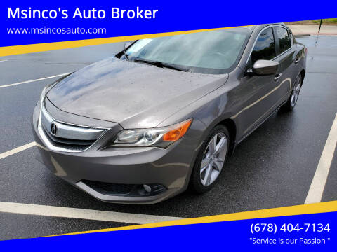 2013 Acura ILX for sale at Msinco's Auto Broker in Snellville GA