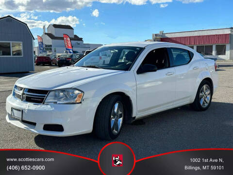 2013 Dodge Avenger for sale at SCOTTIES AUTO SALES in Billings MT