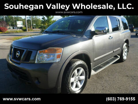 2011 Nissan Armada for sale at Souhegan Valley Wholesale, LLC. in Milford NH