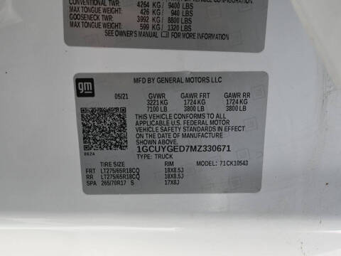 2021 Chevrolet Silverado 1500