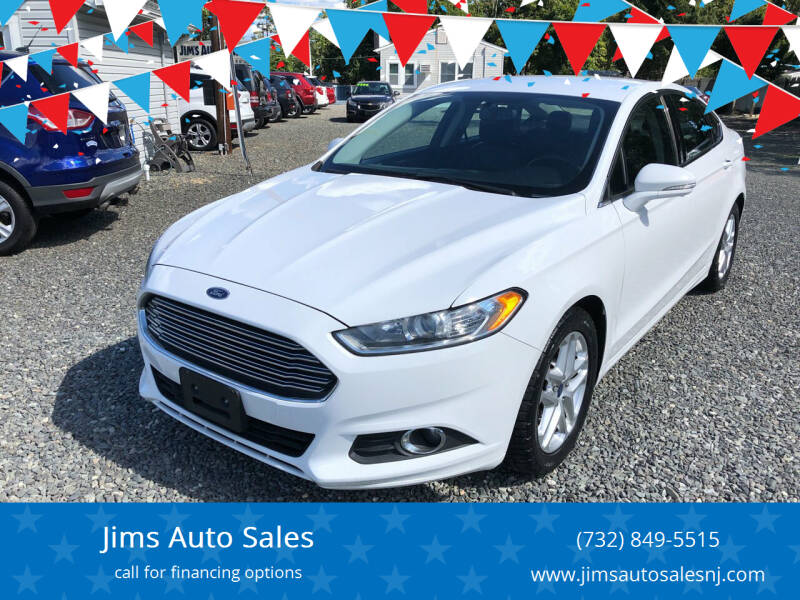 2015 Ford Fusion for sale at Jims Auto Sales in Lakehurst NJ