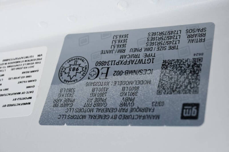 2023 GMC Savana 2500