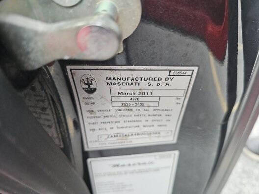 2011 Maserati GranTurismo S Automatic