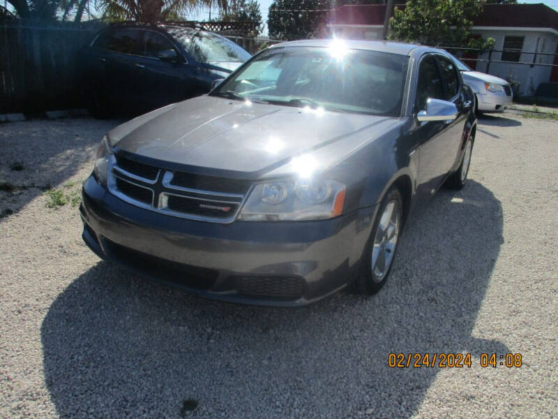 2013 Dodge Avenger for sale at K & V AUTO SALES LLC in Hollywood FL