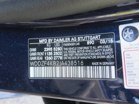2018 Mercedes-Benz E-Class E 300 4MATIC