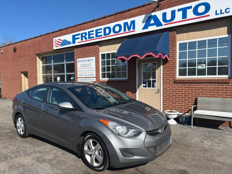 2013 Hyundai Elantra for sale at FREEDOM AUTO LLC in Wilkesboro NC