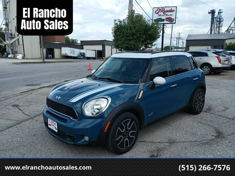 2012 MINI Cooper Countryman for sale at El Rancho Auto Sales in Des Moines IA