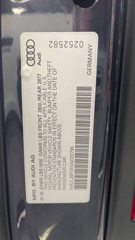 2025 Audi A6 quattro Premium Plus 55 TFSI