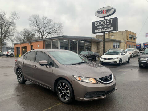 2015 Honda Civic for sale at BOOST AUTO SALES in Saint Louis MO