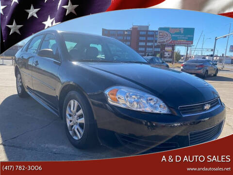 2010 Chevrolet Impala for sale at A & D Auto Sales in Joplin MO