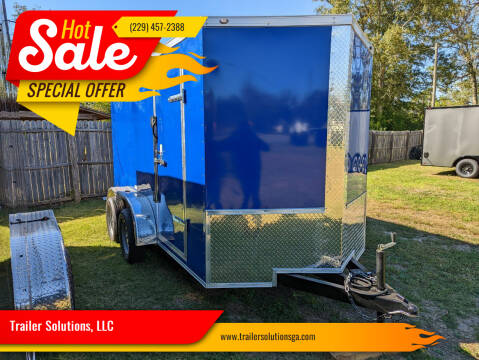 2024 T. Solutions 7x14TA ENCLOSED CARGO TRAILER for sale at Trailer Solutions, LLC in Fitzgerald GA
