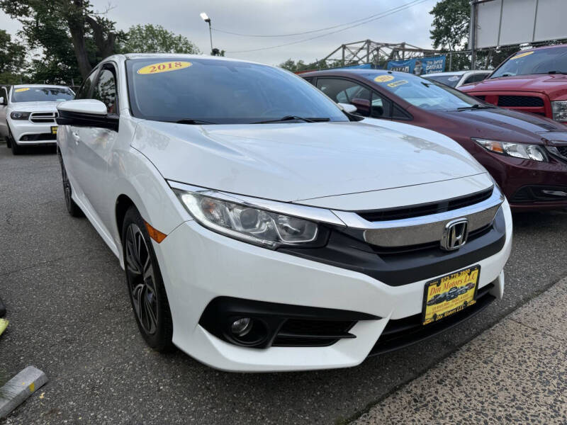 Used 2018 Honda Civic EX-T with VIN 19XFC1F32JE200380 for sale in Passaic, NJ