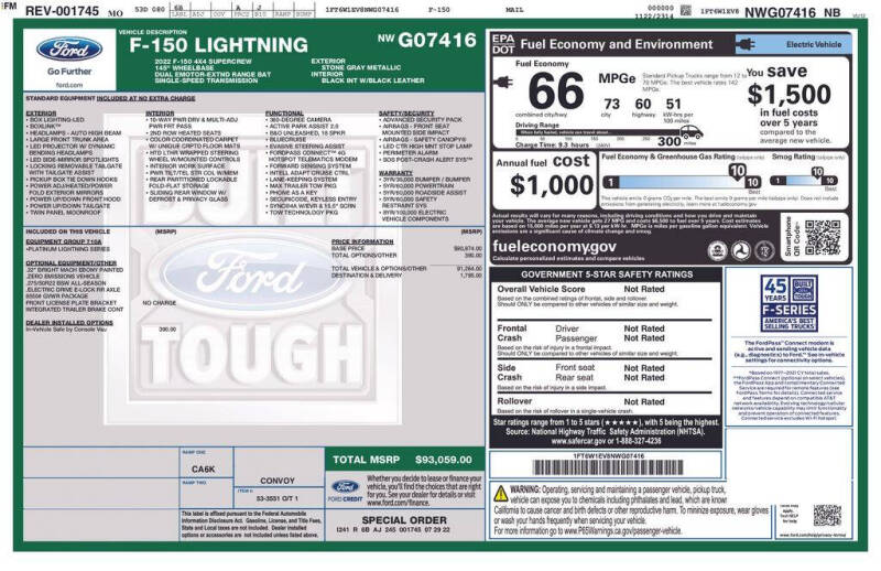 2022 Ford F-150 Lightning