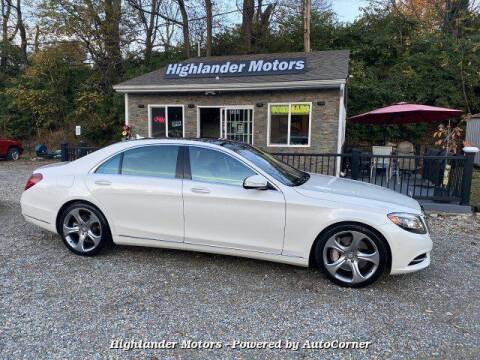 2014 Mercedes-Benz S-Class for sale at Highlander Motors in Radford VA