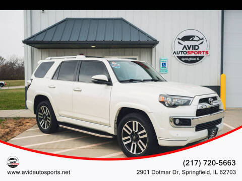2017 Toyota 4Runner for sale at AVID AUTOSPORTS in Springfield IL
