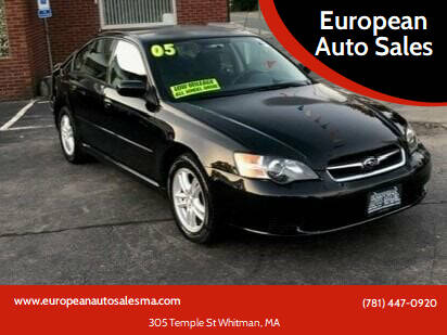 2005 Subaru Legacy for sale at European Auto Sales in Whitman MA
