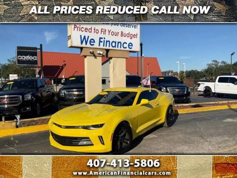 2016 Chevrolet Camaro for sale at American Financial Cars in Orlando FL