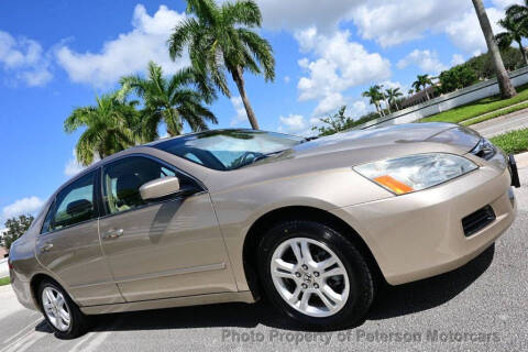 2006 Honda Accord for sale at MOTORCARS in West Palm Beach FL