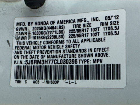 2012 Honda CR-V EX-L
