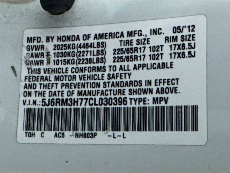 2012 Honda CR-V EX-L