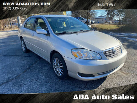 2007 Toyota Corolla for sale at ABA Auto Sales in Bloomington IN