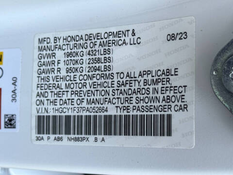 2023 Honda Accord
