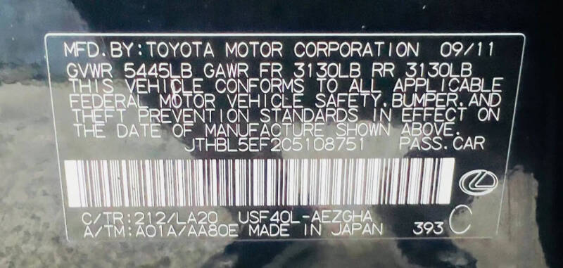2012 Lexus LS 460