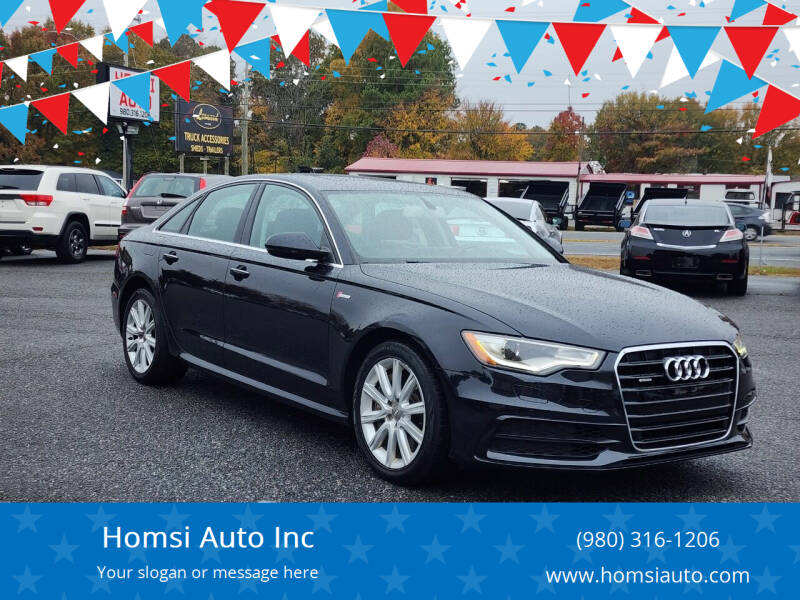 2012 Audi A6 for sale at Homsi Auto Inc in Kannapolis NC