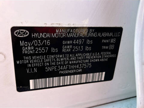 2017 Hyundai Sonata