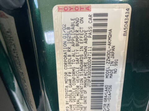 2002 Toyota MR2 Spyder