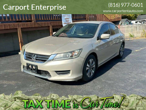 2013 Honda Accord for sale at Carport Enterprise - County Line Auto Sale in Kansas City KS