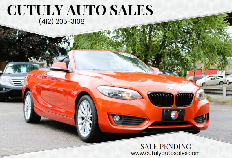 2015 BMW 2 Series for sale at Cutuly Auto Sales in Pittsburgh PA