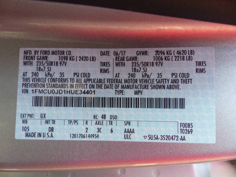 2017 Ford Escape Titanium