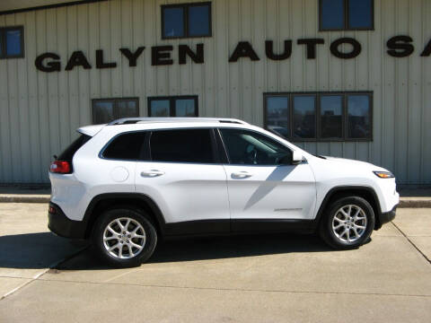 2015 Jeep Cherokee for sale at Galyen Auto Sales in Atkinson NE
