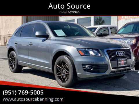 2012 Audi Q5 for sale at Auto Source in Banning CA