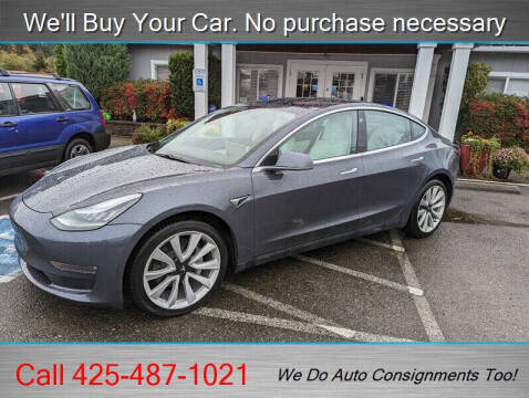 2019 Tesla Model 3 for sale at Platinum Autos in Woodinville WA